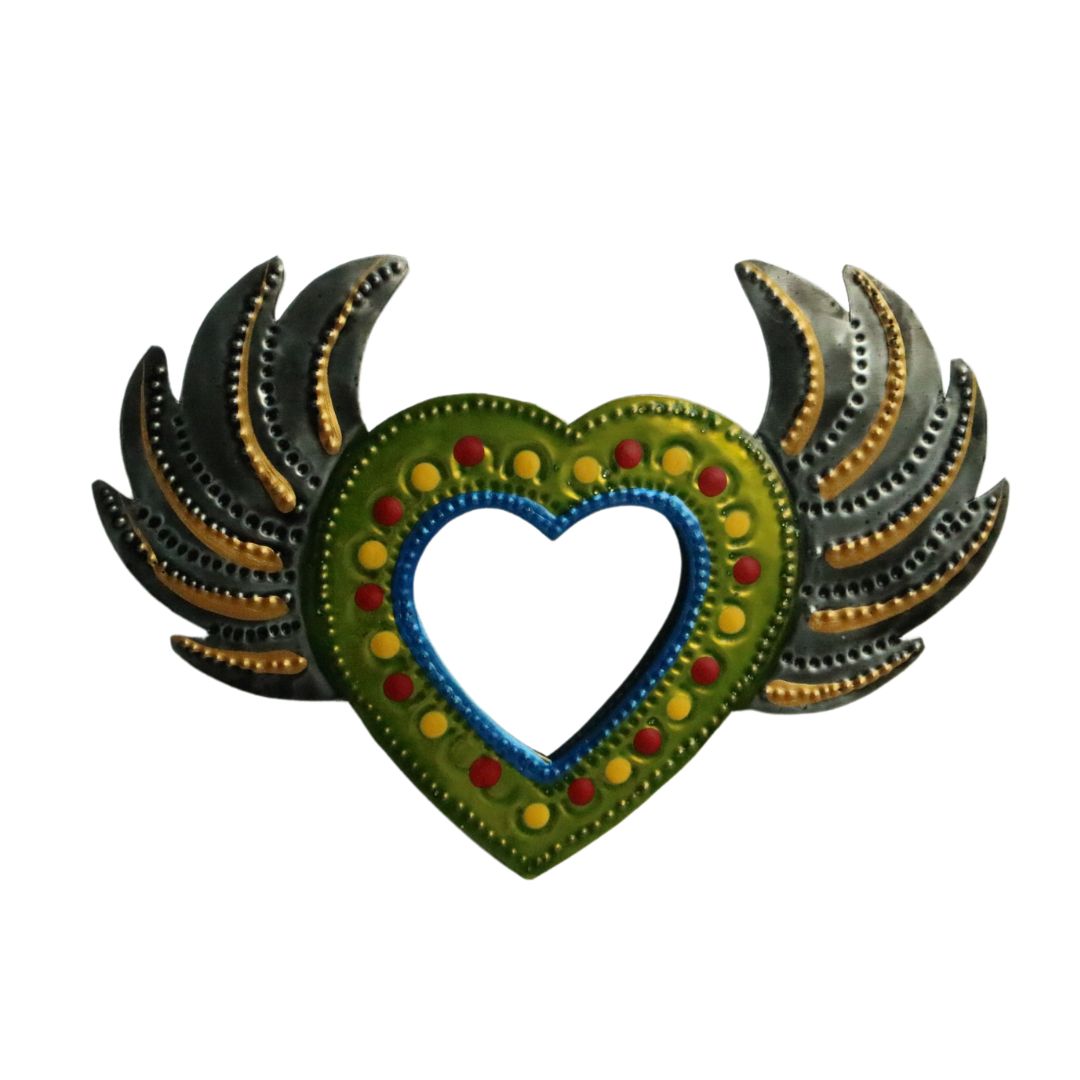 Corazon de Hojalata Artesanal 13