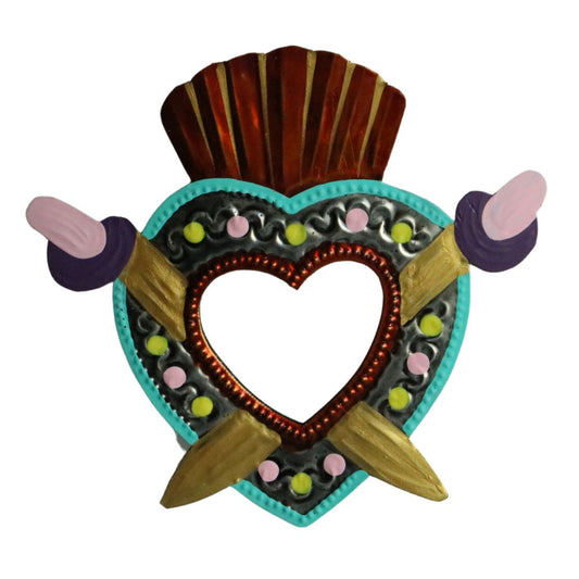 Corazon de Hojalata Artesanal 17
