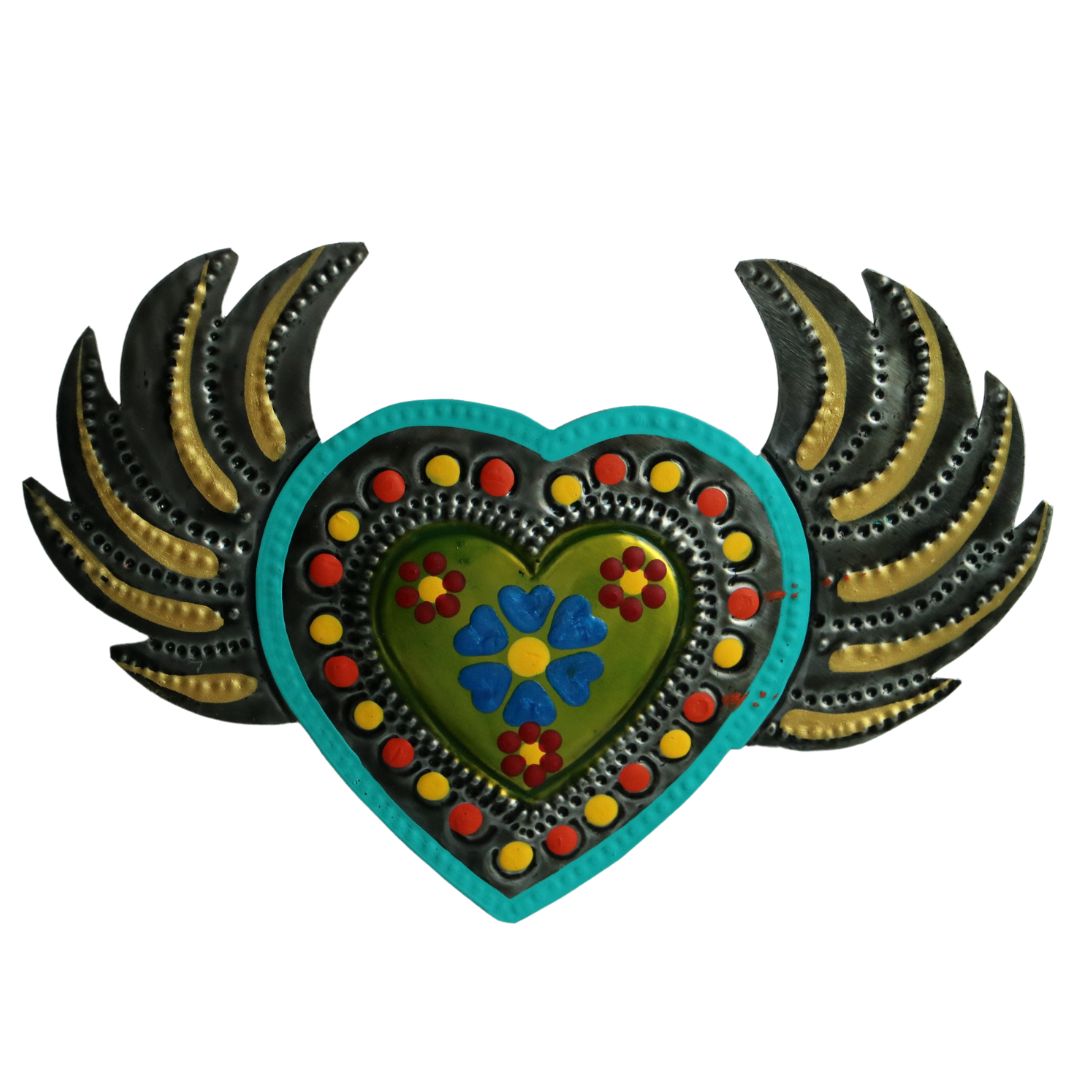 Corazon de Hojalata Artesanal 45