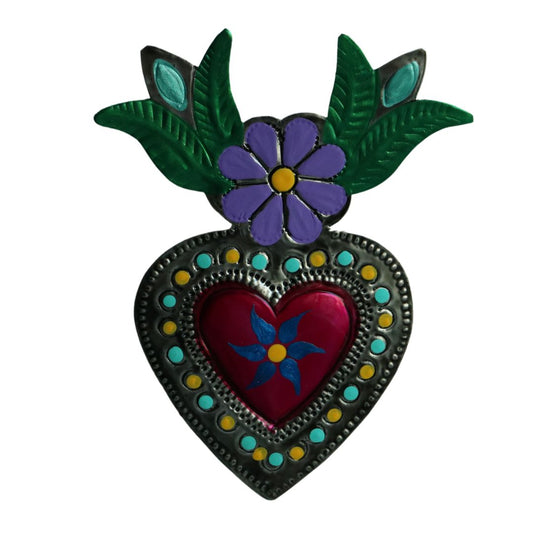 Corazon de Hojalata Artesanal 48
