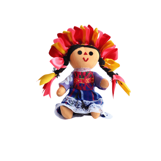 Muñeca Lele Chica Artesanal 21 Cm